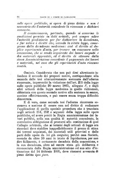 La giustizia amministrativa raccolta di decisioni e pareri del Consiglio di Stato, decisioni della Corte dei conti, sentenze della Cassazione di Roma, e decisioni delle Giunte provinciali amministrative