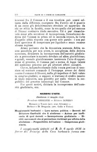 La giustizia amministrativa raccolta di decisioni e pareri del Consiglio di Stato, decisioni della Corte dei conti, sentenze della Cassazione di Roma, e decisioni delle Giunte provinciali amministrative