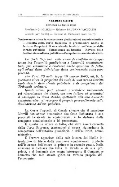 La giustizia amministrativa raccolta di decisioni e pareri del Consiglio di Stato, decisioni della Corte dei conti, sentenze della Cassazione di Roma, e decisioni delle Giunte provinciali amministrative