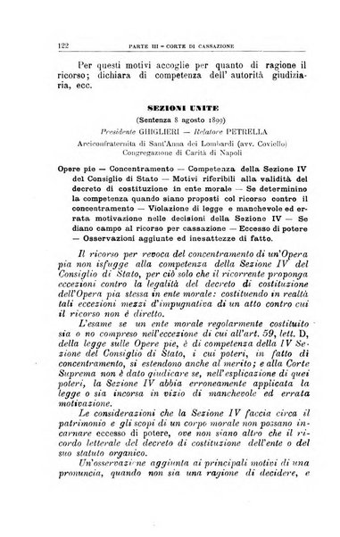 La giustizia amministrativa raccolta di decisioni e pareri del Consiglio di Stato, decisioni della Corte dei conti, sentenze della Cassazione di Roma, e decisioni delle Giunte provinciali amministrative