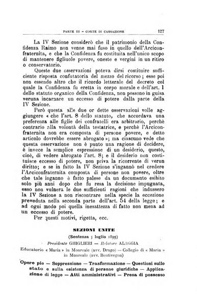 La giustizia amministrativa raccolta di decisioni e pareri del Consiglio di Stato, decisioni della Corte dei conti, sentenze della Cassazione di Roma, e decisioni delle Giunte provinciali amministrative