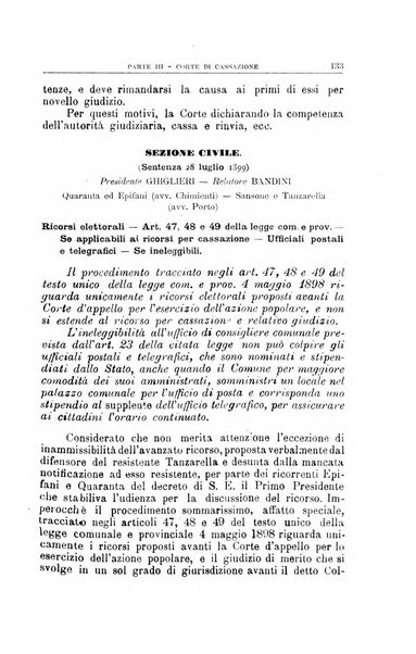 La giustizia amministrativa raccolta di decisioni e pareri del Consiglio di Stato, decisioni della Corte dei conti, sentenze della Cassazione di Roma, e decisioni delle Giunte provinciali amministrative