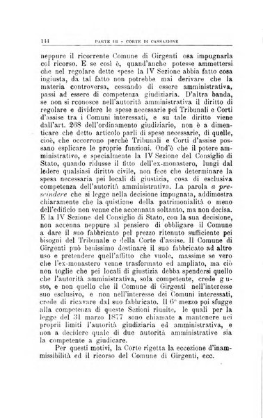 La giustizia amministrativa raccolta di decisioni e pareri del Consiglio di Stato, decisioni della Corte dei conti, sentenze della Cassazione di Roma, e decisioni delle Giunte provinciali amministrative