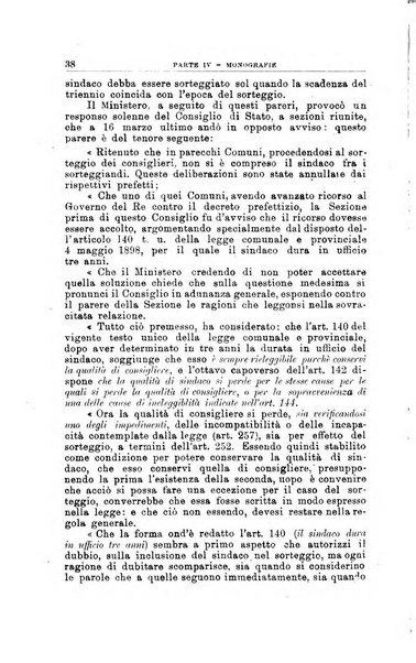 La giustizia amministrativa raccolta di decisioni e pareri del Consiglio di Stato, decisioni della Corte dei conti, sentenze della Cassazione di Roma, e decisioni delle Giunte provinciali amministrative