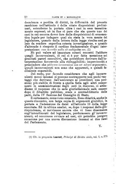 La giustizia amministrativa raccolta di decisioni e pareri del Consiglio di Stato, decisioni della Corte dei conti, sentenze della Cassazione di Roma, e decisioni delle Giunte provinciali amministrative