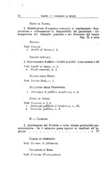 La giustizia amministrativa raccolta di decisioni e pareri del Consiglio di Stato, decisioni della Corte dei conti, sentenze della Cassazione di Roma, e decisioni delle Giunte provinciali amministrative