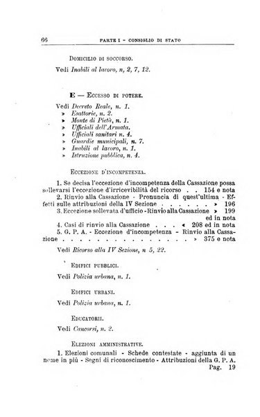 La giustizia amministrativa raccolta di decisioni e pareri del Consiglio di Stato, decisioni della Corte dei conti, sentenze della Cassazione di Roma, e decisioni delle Giunte provinciali amministrative