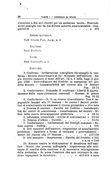 La giustizia amministrativa raccolta di decisioni e pareri del Consiglio di Stato, decisioni della Corte dei conti, sentenze della Cassazione di Roma, e decisioni delle Giunte provinciali amministrative