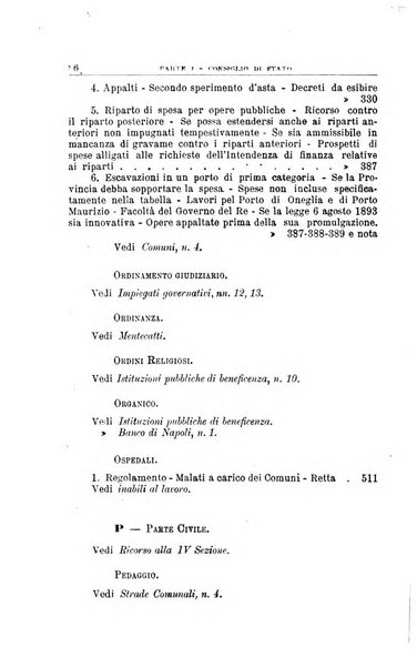 La giustizia amministrativa raccolta di decisioni e pareri del Consiglio di Stato, decisioni della Corte dei conti, sentenze della Cassazione di Roma, e decisioni delle Giunte provinciali amministrative