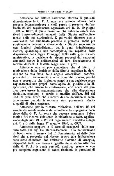 La giustizia amministrativa raccolta di decisioni e pareri del Consiglio di Stato, decisioni della Corte dei conti, sentenze della Cassazione di Roma, e decisioni delle Giunte provinciali amministrative