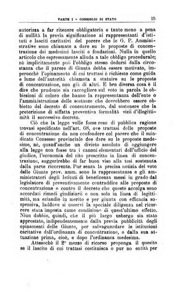 La giustizia amministrativa raccolta di decisioni e pareri del Consiglio di Stato, decisioni della Corte dei conti, sentenze della Cassazione di Roma, e decisioni delle Giunte provinciali amministrative