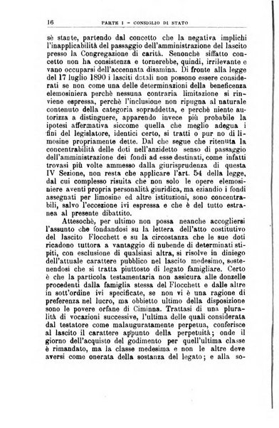 La giustizia amministrativa raccolta di decisioni e pareri del Consiglio di Stato, decisioni della Corte dei conti, sentenze della Cassazione di Roma, e decisioni delle Giunte provinciali amministrative