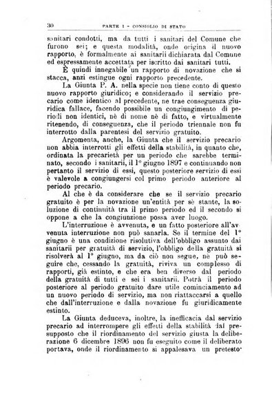 La giustizia amministrativa raccolta di decisioni e pareri del Consiglio di Stato, decisioni della Corte dei conti, sentenze della Cassazione di Roma, e decisioni delle Giunte provinciali amministrative