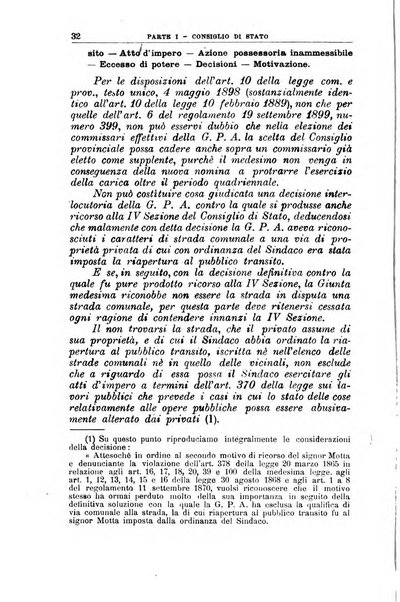 La giustizia amministrativa raccolta di decisioni e pareri del Consiglio di Stato, decisioni della Corte dei conti, sentenze della Cassazione di Roma, e decisioni delle Giunte provinciali amministrative