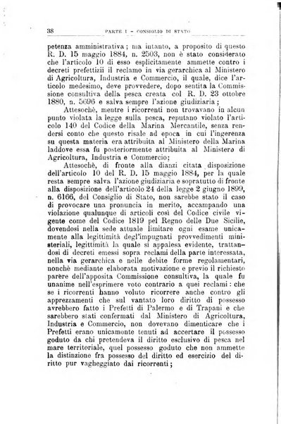 La giustizia amministrativa raccolta di decisioni e pareri del Consiglio di Stato, decisioni della Corte dei conti, sentenze della Cassazione di Roma, e decisioni delle Giunte provinciali amministrative