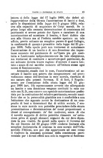 La giustizia amministrativa raccolta di decisioni e pareri del Consiglio di Stato, decisioni della Corte dei conti, sentenze della Cassazione di Roma, e decisioni delle Giunte provinciali amministrative