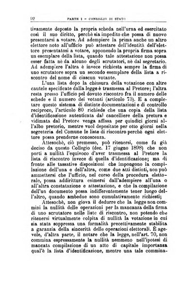 La giustizia amministrativa raccolta di decisioni e pareri del Consiglio di Stato, decisioni della Corte dei conti, sentenze della Cassazione di Roma, e decisioni delle Giunte provinciali amministrative