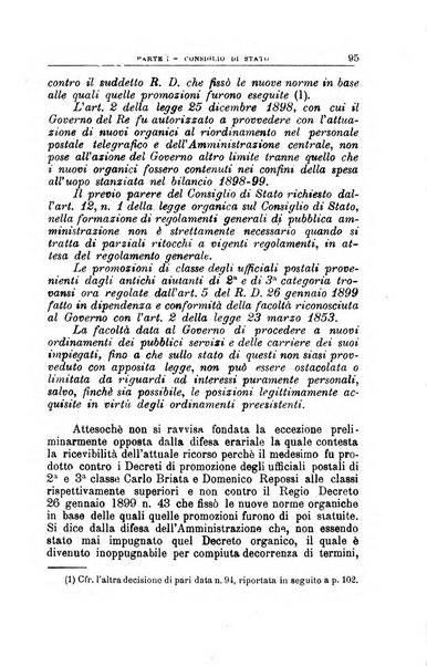 La giustizia amministrativa raccolta di decisioni e pareri del Consiglio di Stato, decisioni della Corte dei conti, sentenze della Cassazione di Roma, e decisioni delle Giunte provinciali amministrative