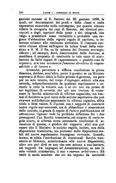 La giustizia amministrativa raccolta di decisioni e pareri del Consiglio di Stato, decisioni della Corte dei conti, sentenze della Cassazione di Roma, e decisioni delle Giunte provinciali amministrative