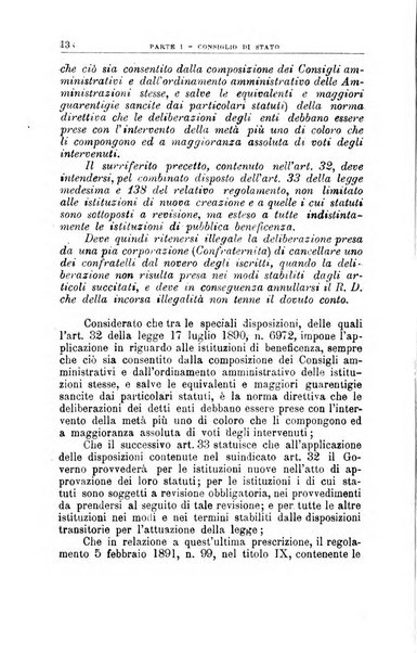 La giustizia amministrativa raccolta di decisioni e pareri del Consiglio di Stato, decisioni della Corte dei conti, sentenze della Cassazione di Roma, e decisioni delle Giunte provinciali amministrative