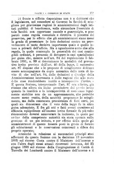 La giustizia amministrativa raccolta di decisioni e pareri del Consiglio di Stato, decisioni della Corte dei conti, sentenze della Cassazione di Roma, e decisioni delle Giunte provinciali amministrative