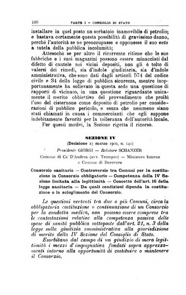 La giustizia amministrativa raccolta di decisioni e pareri del Consiglio di Stato, decisioni della Corte dei conti, sentenze della Cassazione di Roma, e decisioni delle Giunte provinciali amministrative