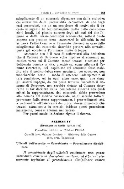 La giustizia amministrativa raccolta di decisioni e pareri del Consiglio di Stato, decisioni della Corte dei conti, sentenze della Cassazione di Roma, e decisioni delle Giunte provinciali amministrative