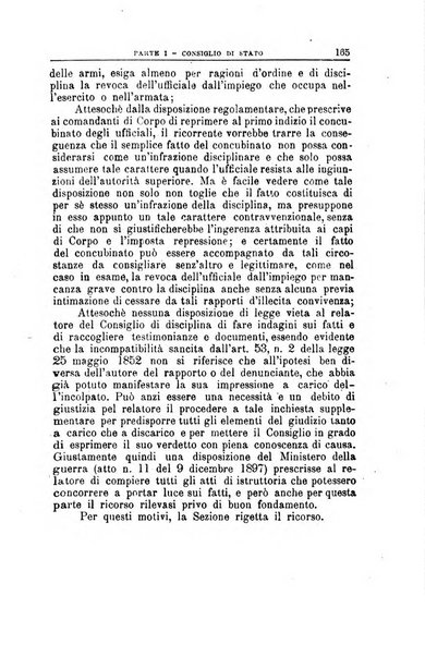 La giustizia amministrativa raccolta di decisioni e pareri del Consiglio di Stato, decisioni della Corte dei conti, sentenze della Cassazione di Roma, e decisioni delle Giunte provinciali amministrative