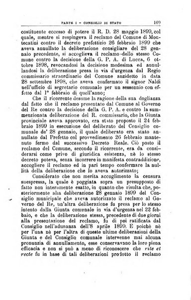 La giustizia amministrativa raccolta di decisioni e pareri del Consiglio di Stato, decisioni della Corte dei conti, sentenze della Cassazione di Roma, e decisioni delle Giunte provinciali amministrative