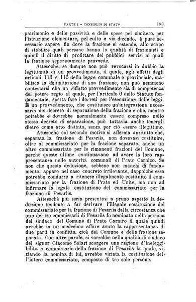 La giustizia amministrativa raccolta di decisioni e pareri del Consiglio di Stato, decisioni della Corte dei conti, sentenze della Cassazione di Roma, e decisioni delle Giunte provinciali amministrative