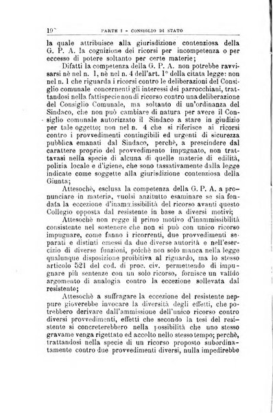 La giustizia amministrativa raccolta di decisioni e pareri del Consiglio di Stato, decisioni della Corte dei conti, sentenze della Cassazione di Roma, e decisioni delle Giunte provinciali amministrative