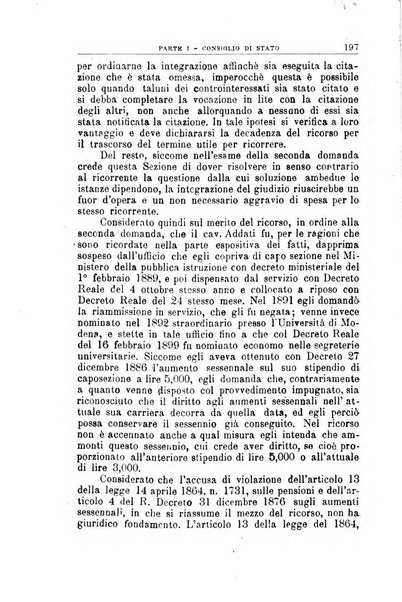 La giustizia amministrativa raccolta di decisioni e pareri del Consiglio di Stato, decisioni della Corte dei conti, sentenze della Cassazione di Roma, e decisioni delle Giunte provinciali amministrative