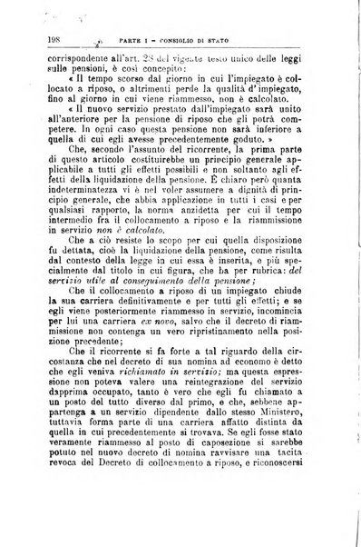 La giustizia amministrativa raccolta di decisioni e pareri del Consiglio di Stato, decisioni della Corte dei conti, sentenze della Cassazione di Roma, e decisioni delle Giunte provinciali amministrative