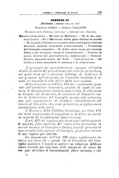 La giustizia amministrativa raccolta di decisioni e pareri del Consiglio di Stato, decisioni della Corte dei conti, sentenze della Cassazione di Roma, e decisioni delle Giunte provinciali amministrative