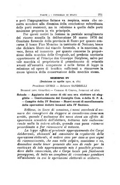 La giustizia amministrativa raccolta di decisioni e pareri del Consiglio di Stato, decisioni della Corte dei conti, sentenze della Cassazione di Roma, e decisioni delle Giunte provinciali amministrative