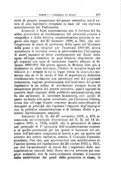 La giustizia amministrativa raccolta di decisioni e pareri del Consiglio di Stato, decisioni della Corte dei conti, sentenze della Cassazione di Roma, e decisioni delle Giunte provinciali amministrative