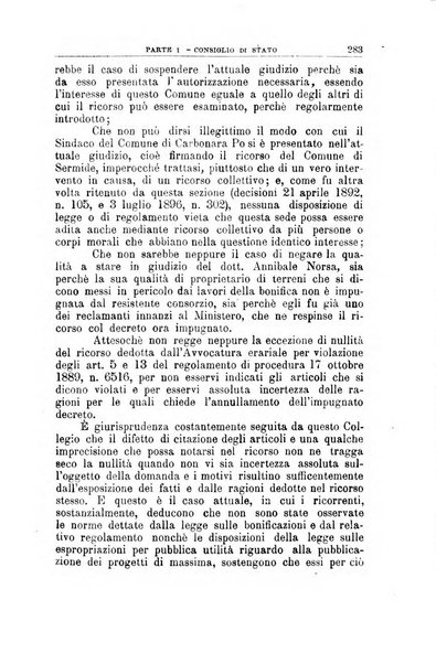 La giustizia amministrativa raccolta di decisioni e pareri del Consiglio di Stato, decisioni della Corte dei conti, sentenze della Cassazione di Roma, e decisioni delle Giunte provinciali amministrative