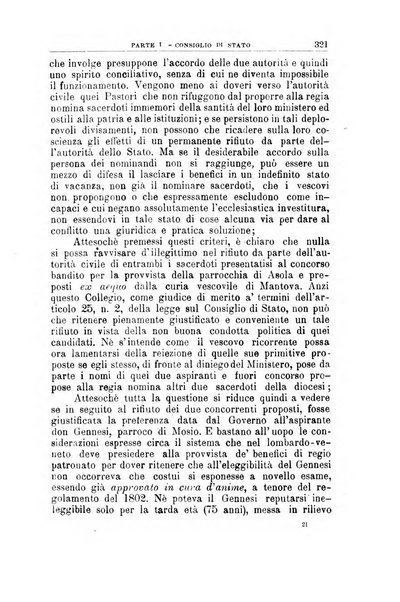 La giustizia amministrativa raccolta di decisioni e pareri del Consiglio di Stato, decisioni della Corte dei conti, sentenze della Cassazione di Roma, e decisioni delle Giunte provinciali amministrative