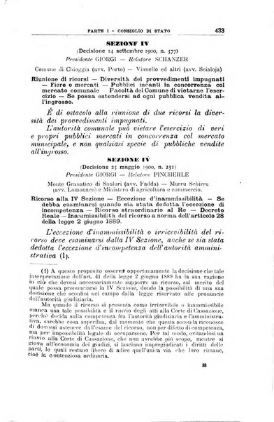 La giustizia amministrativa raccolta di decisioni e pareri del Consiglio di Stato, decisioni della Corte dei conti, sentenze della Cassazione di Roma, e decisioni delle Giunte provinciali amministrative