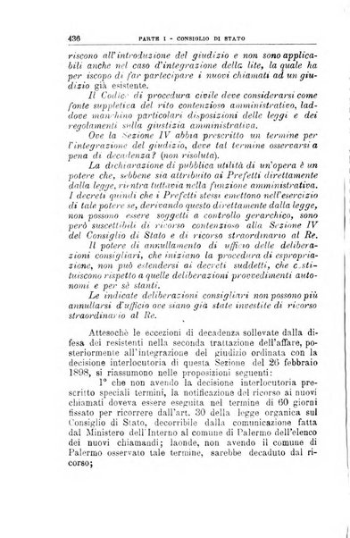 La giustizia amministrativa raccolta di decisioni e pareri del Consiglio di Stato, decisioni della Corte dei conti, sentenze della Cassazione di Roma, e decisioni delle Giunte provinciali amministrative