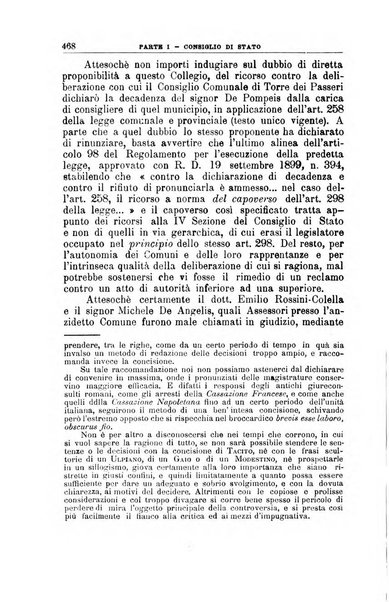 La giustizia amministrativa raccolta di decisioni e pareri del Consiglio di Stato, decisioni della Corte dei conti, sentenze della Cassazione di Roma, e decisioni delle Giunte provinciali amministrative