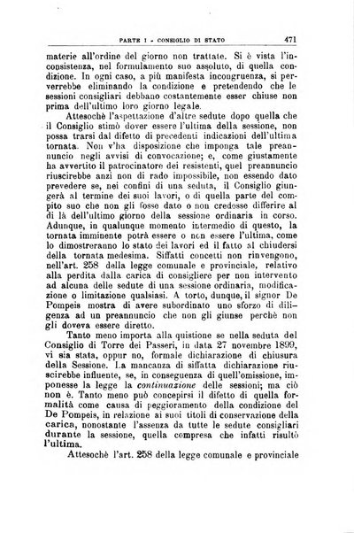 La giustizia amministrativa raccolta di decisioni e pareri del Consiglio di Stato, decisioni della Corte dei conti, sentenze della Cassazione di Roma, e decisioni delle Giunte provinciali amministrative