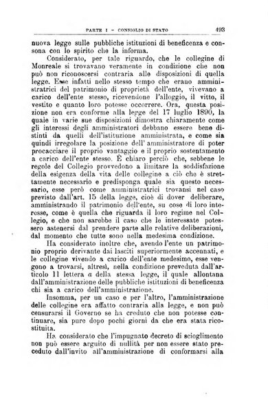 La giustizia amministrativa raccolta di decisioni e pareri del Consiglio di Stato, decisioni della Corte dei conti, sentenze della Cassazione di Roma, e decisioni delle Giunte provinciali amministrative