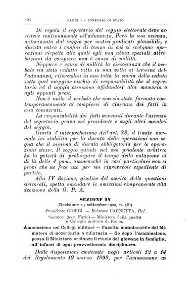 La giustizia amministrativa raccolta di decisioni e pareri del Consiglio di Stato, decisioni della Corte dei conti, sentenze della Cassazione di Roma, e decisioni delle Giunte provinciali amministrative