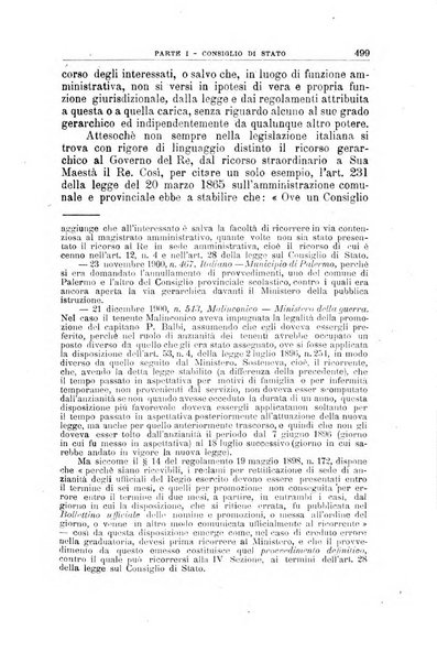 La giustizia amministrativa raccolta di decisioni e pareri del Consiglio di Stato, decisioni della Corte dei conti, sentenze della Cassazione di Roma, e decisioni delle Giunte provinciali amministrative