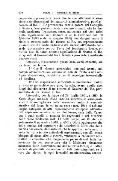 La giustizia amministrativa raccolta di decisioni e pareri del Consiglio di Stato, decisioni della Corte dei conti, sentenze della Cassazione di Roma, e decisioni delle Giunte provinciali amministrative