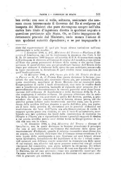 La giustizia amministrativa raccolta di decisioni e pareri del Consiglio di Stato, decisioni della Corte dei conti, sentenze della Cassazione di Roma, e decisioni delle Giunte provinciali amministrative