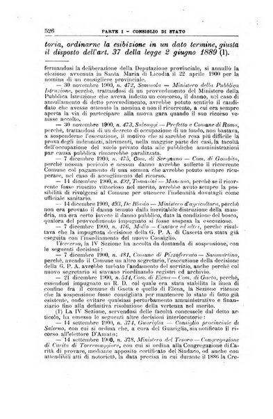 La giustizia amministrativa raccolta di decisioni e pareri del Consiglio di Stato, decisioni della Corte dei conti, sentenze della Cassazione di Roma, e decisioni delle Giunte provinciali amministrative