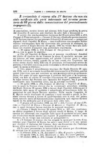 La giustizia amministrativa raccolta di decisioni e pareri del Consiglio di Stato, decisioni della Corte dei conti, sentenze della Cassazione di Roma, e decisioni delle Giunte provinciali amministrative