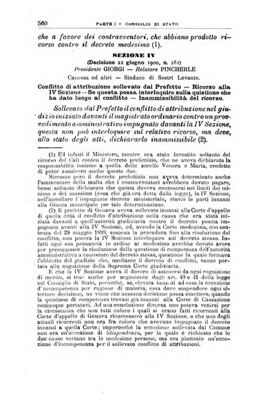 La giustizia amministrativa raccolta di decisioni e pareri del Consiglio di Stato, decisioni della Corte dei conti, sentenze della Cassazione di Roma, e decisioni delle Giunte provinciali amministrative